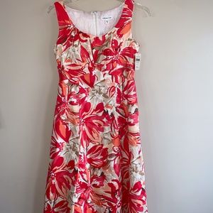 Coldwater Creek Sleevless Floral Dress